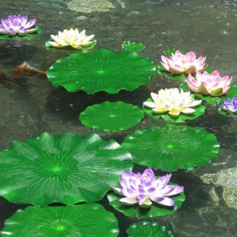 Ocean Aquarium - Nouvelles feuilles de lotus artificielles 2026