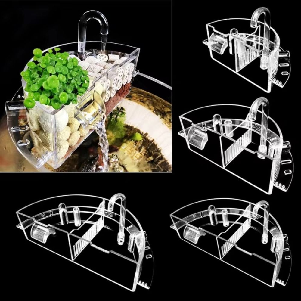 Reef Tank Filter - Filtre externe 3-en-1 suspendu haute transparence