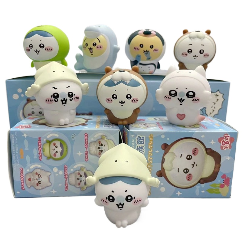 8 figurines/boîte Kawaii Chiik - Marine Aquarium avis et prix