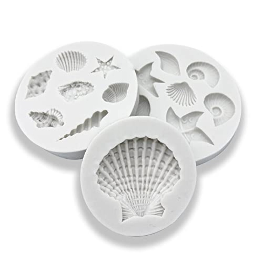 3 moules en silicone à thème m - Marine Coral avis et prix