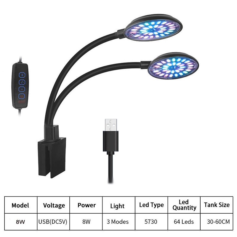 USB Aquarium lumière LED Aquar - Aquarium Marine Lights avis et prix