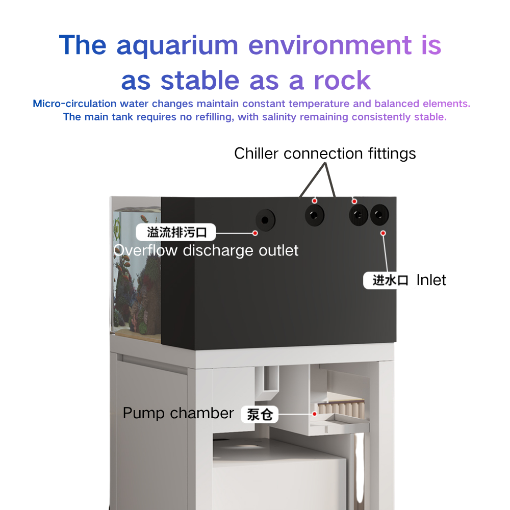 Aquarium intelligent avec chan - Marine Aquarium Cube avis et prix