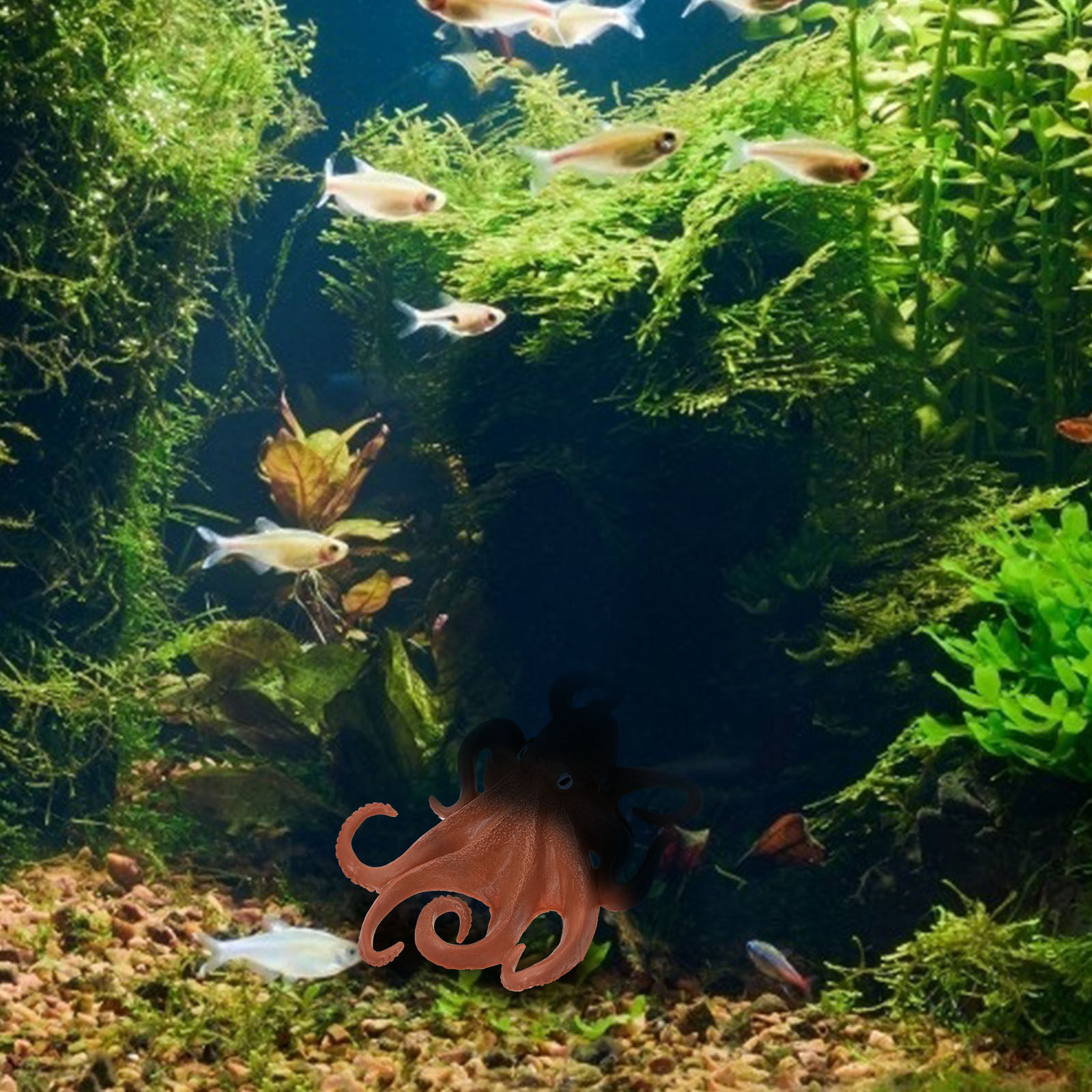 1 pièce, figurine de poulpe en - Ocean Aquarium avis et prix